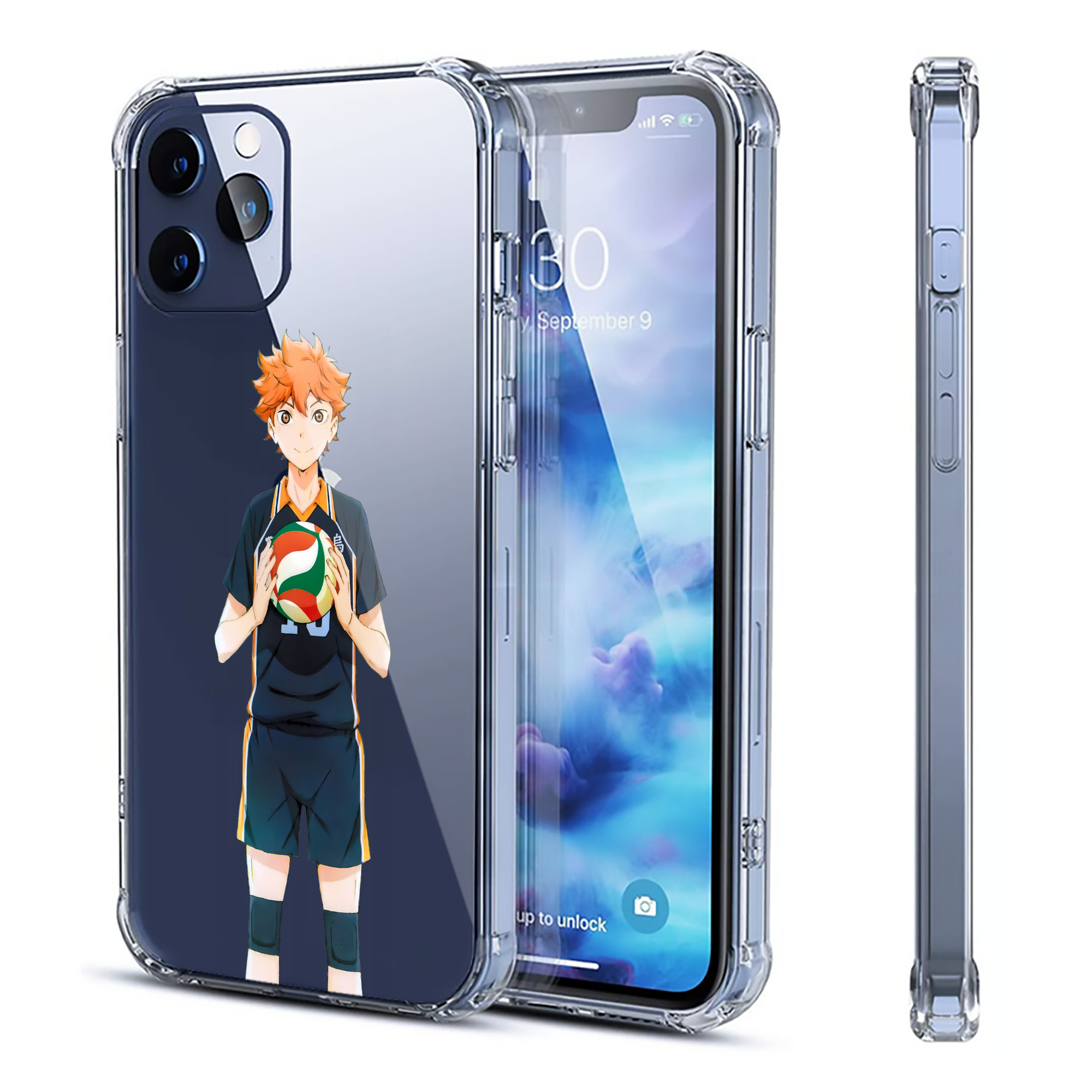 （画像用） ハイキュー!! Haikyu!! 【iPhone 12シリーズ対応】透明スマホケース（クリアソフトケース）